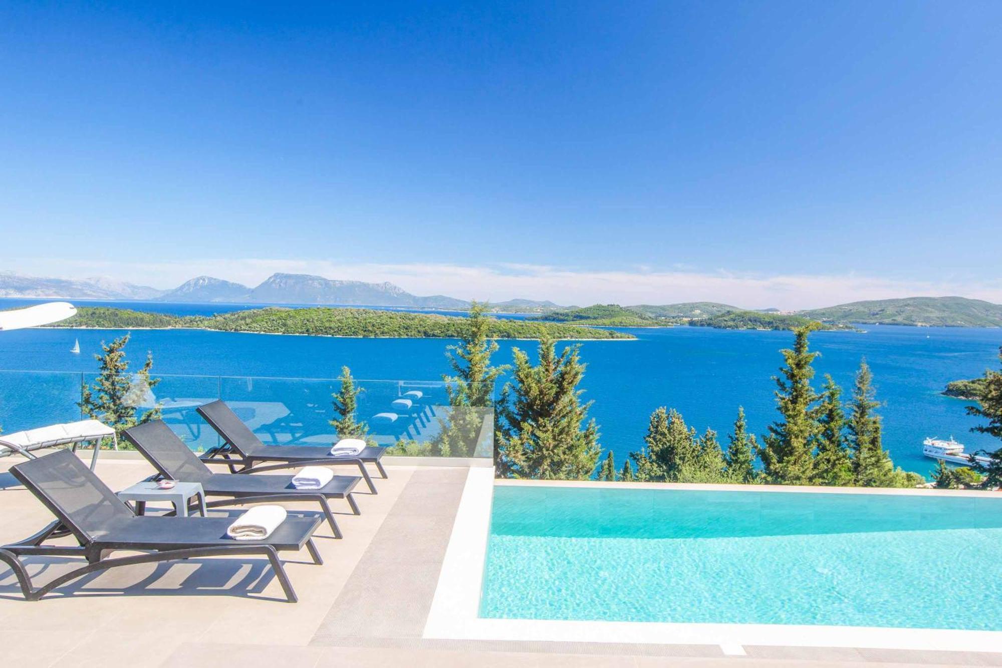 Villa Ino Lefkas Nydri  Esterno foto