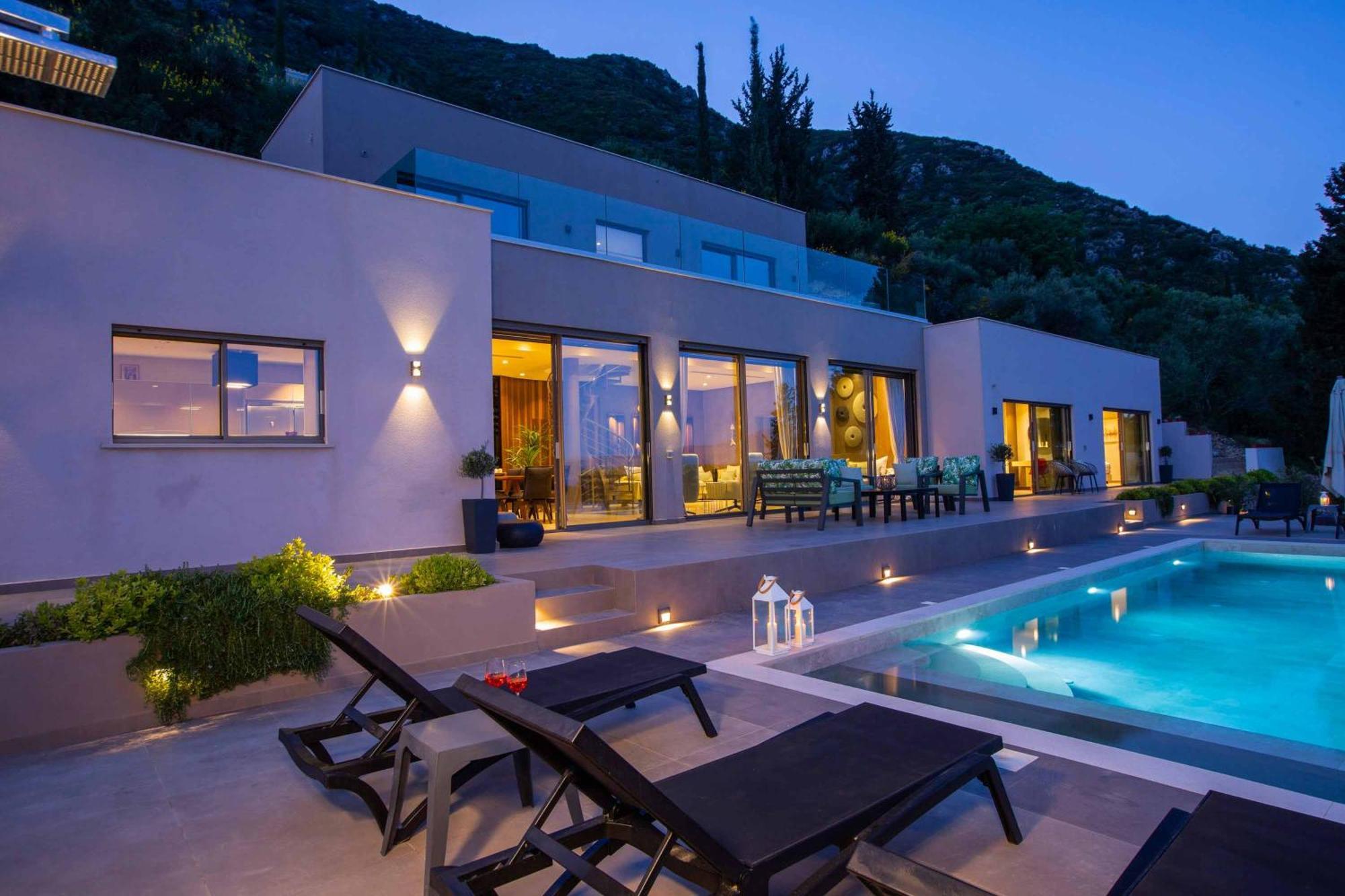 Villa Ino Lefkas Nydri  Esterno foto