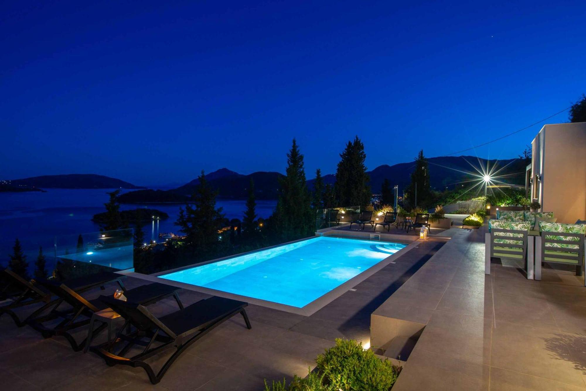 Villa Ino Lefkas Nydri  Esterno foto