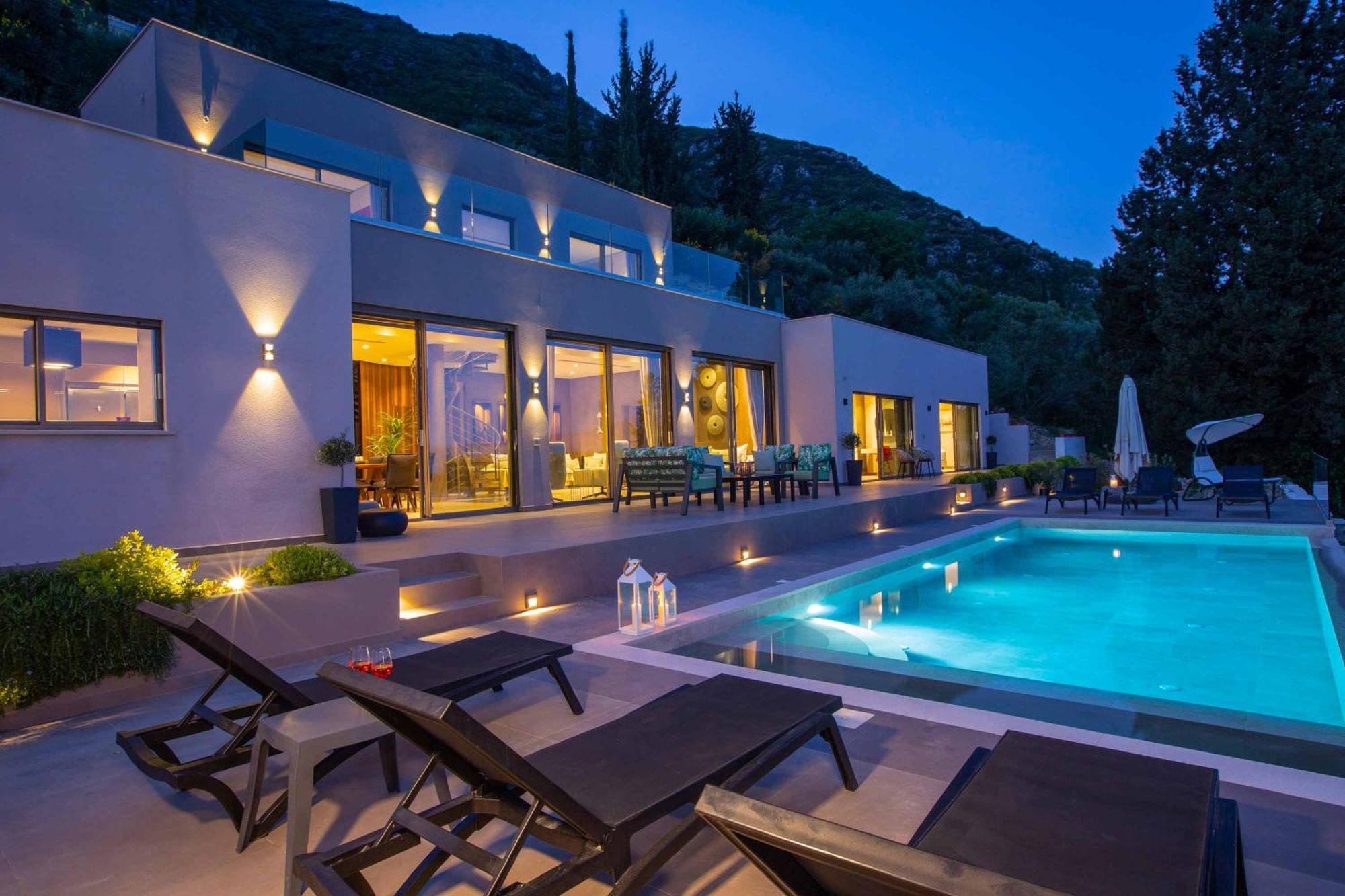 Villa Ino Lefkas Nydri  Esterno foto